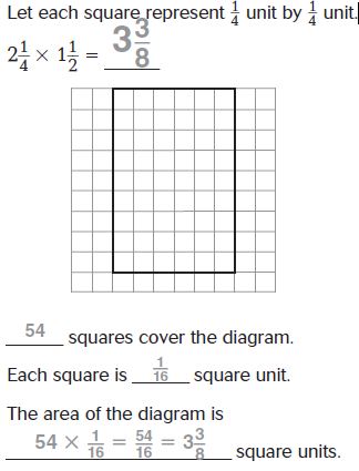 grade 5 hmh go math answer keys chapter 7 lesson 7area and mixed