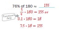 lesson 2 homework practice percent and estimation