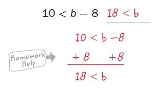 lesson 6 homework practice solve inequalities by addition or subtraction