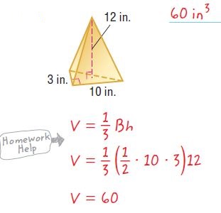 lesson 5 homework practice volume of pyramids