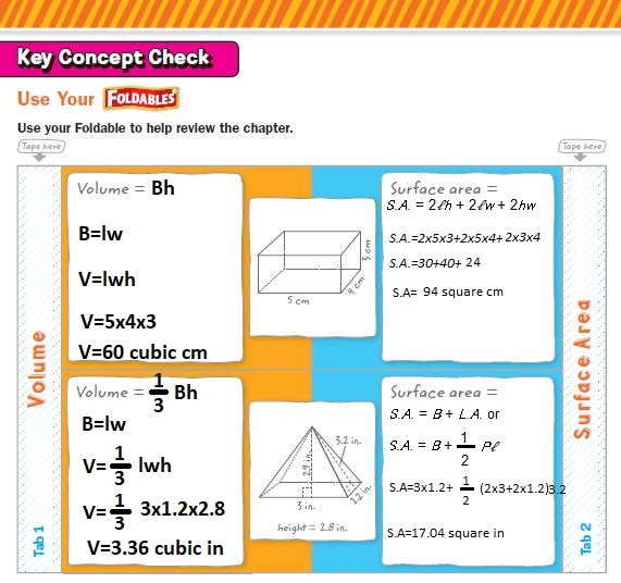 Grade 7 McGraw Hill Glencoe Answer Keys Answer keys Chapter 8